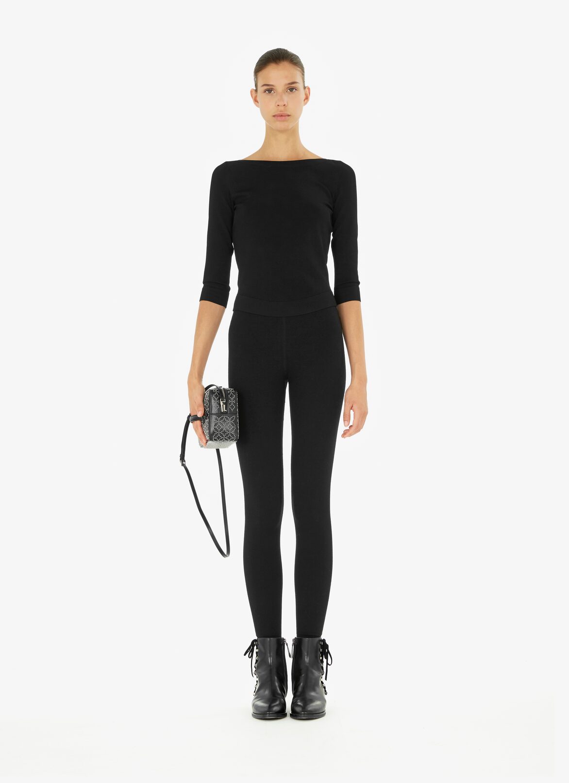 Louise 20 Crossbody Bag ALAÏA BLACK LOUISE 20 CROSSBODY BAG